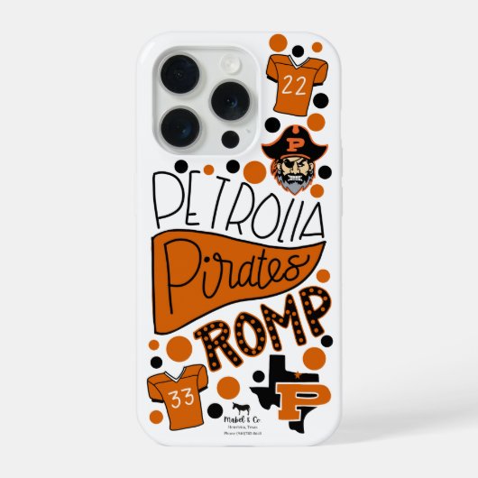 Piraten - Fall iPhone Hülle (Rückseite)