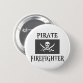 Piraten-Feuerwehrmann Button (Vorne & Hinten)