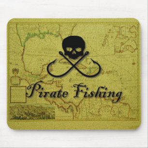 Piraten-Fischen-Mausunterlage Mousepad