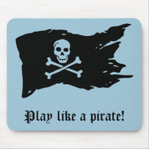 Piraten-Flagge Mousepad