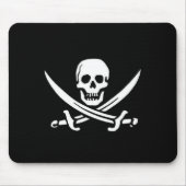 Piraten-Flagge Mousepad (Vorne)