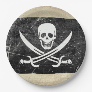 Piraten-Flagge Neverland PapierTeller