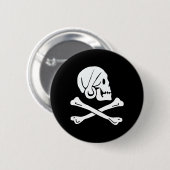 Piraten-Flagge von Henry jede Button (Vorne & Hinten)