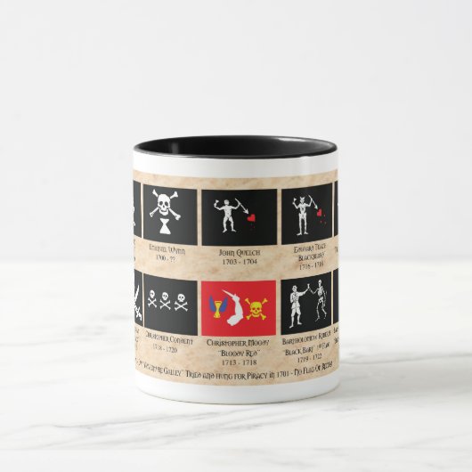 Piraten-Flaggen-Kaffee-Tasse Tasse (Zentrum)