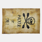 Piraten-Flaggen-Kajak-Paddel oder die Handtuch (Horizontal)