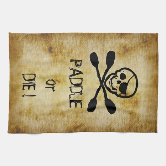 Piraten-Flaggen-Kajak-Paddel oder die Handtuch (Horizontal)