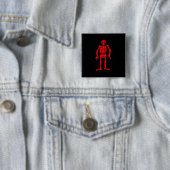 Piraten-Flaggen-Knopf Edward niedriger Button (Beispiel)