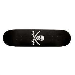Piraten-Flaggen-Piratenflagge Johns Rackham Skateboard