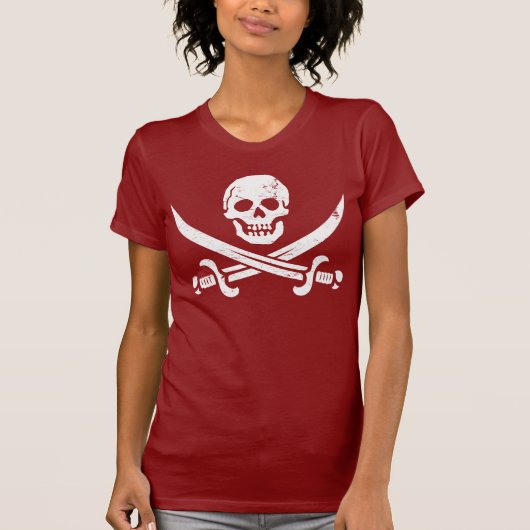 Piraten-Flaggen-Piratenflagge Johns Rackham T-Shirt (Vorderseite)