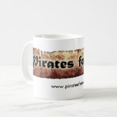 Piraten für Segel-Tasse Kaffeetasse (Vorderseite Links)