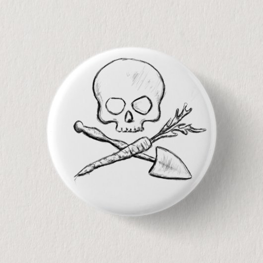 Piraten-Gärtner-Buttone Button (Vorderseite)