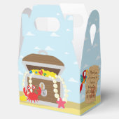 Piraten-Gastgeschenk Geschenkschachtel (Geöffnet)