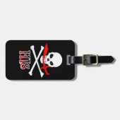 Piraten Gepäckanhänger (Vorderseite horizontal)