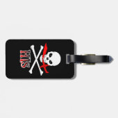 Piraten Gepäckanhänger (Rückseite horizontal)