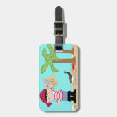 Piraten-Gepäckanhänger Gepäckanhänger (Vorderseite vertikal)