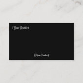 Piraten-Geschäft/Visitenkarte Visitenkarte (Rückseite)