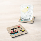 Piraten Getränkeuntersetzer (Rechte Seite)