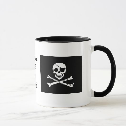 Piraten-Grog-Tasse Tasse (Rechts)