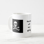 Piraten-Grog-Tasse Tasse (Vorderseite Links)