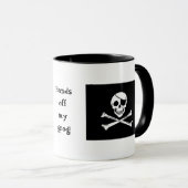 Piraten-Grog-Tasse Tasse (VorderseiteRechts)