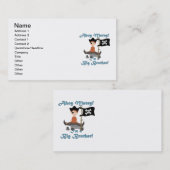 Piraten-großer Bruder Visitenkarte (Vorne/Hinten)