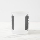 Piraten-Hochzeits-Andenken-Andenken-Tasse Mattglastasse (Mittel)