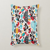 Piraten im Retro-Segment Dekokissen (Vorderseite(Vertikal))