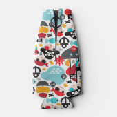 Piraten im Retro-Segment Flaschenkühler (Rückseite)