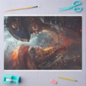 Piraten in einem duell-deoupage-Gewebepapier Seidenpapier (Basteln)