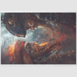 Piraten in einem duell-deoupage-Gewebepapier Seidenpapier