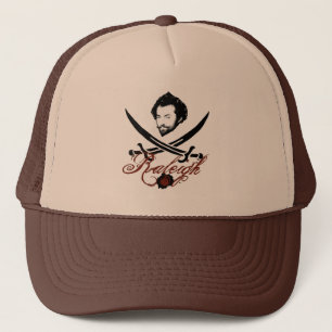 Piraten-Insignien Sir-Walter Raleigh Truckerkappe