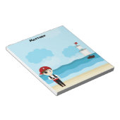 Piraten-Junge Notizblock (angewinkelt)