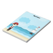 Piraten-Junge Notizblock (Rotiert)