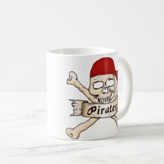 Piraten Kaffeetasse (VorderseiteRechts)