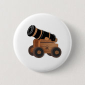 Piraten Kanone Button (Vorderseite)