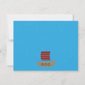 Piraten-Kapitän Boy Birthday Party Einladung (Rückseite)