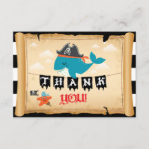 Piraten-Kapitän Whale Starfish Matey Thank Sie