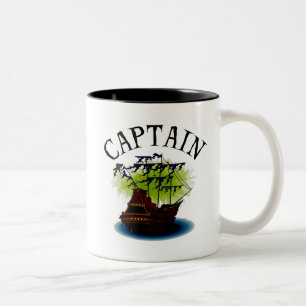 Piraten-Kapitän Zweifarbige Tasse
