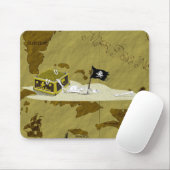 Piraten-Karte #1 Mousepad (Mit Mouse)