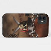 Piraten-Karte Case-Mate iPhone Hülle (Rückseite (Horizontal))