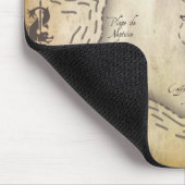 Piraten-Karte Mousepad (Ecke)