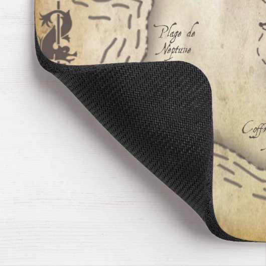 Piraten-Karte Mousepad (Ecke)