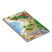 Piraten-Karte Notizblock (Rechte Seite)