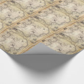 Piraten-Karten-Packpapier Geschenkpapier (Ecke)