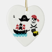 Piraten Keramikornament (Rechts)
