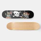 Piraten-Kerle Skateboard (Horizontal)