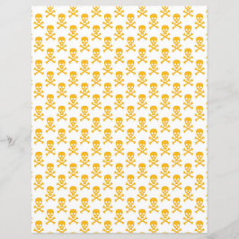 Piraten Kids Crossbones Scrapbook Yellow Craft