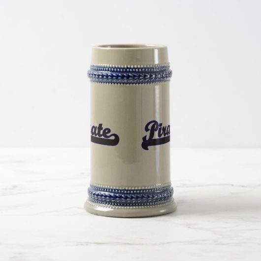 Piraten-klassischer Job-Entwurf Bierglas (Mittel)