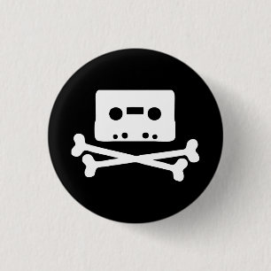 Piraten-Knopf Button