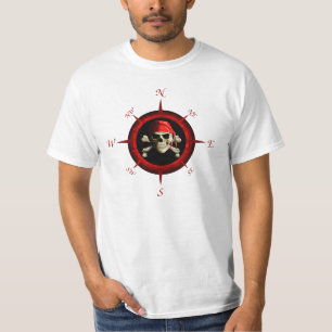 Piraten-Kompass-Rose T-Shirt